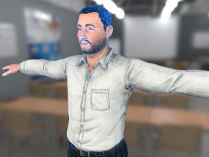 executive man Modelo 3D