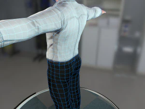 executive man 3D Model