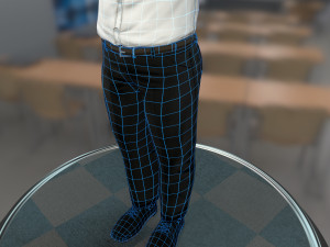 executive man Modelo 3D