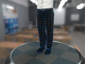 executive man Modelo 3D