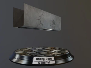 pacote de decora&ccedil;&atilde;o de teto Modelo 3D