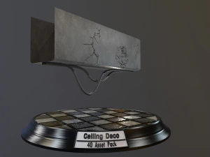 pacote de decora&ccedil;&atilde;o de teto Modelo 3D