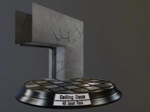 pacote de decora&ccedil;&atilde;o de teto Modelo 3D