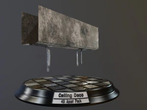 pacote de decora&ccedil;&atilde;o de teto Modelo 3D