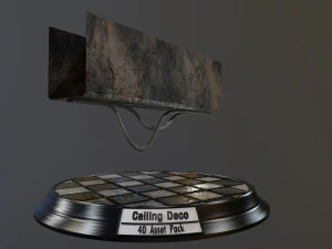 pacote de decora&ccedil;&atilde;o de teto Modelo 3D