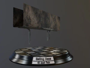 pacote de decora&ccedil;&atilde;o de teto Modelo 3D