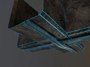 pacote de decora&ccedil;&atilde;o de teto Modelo 3D