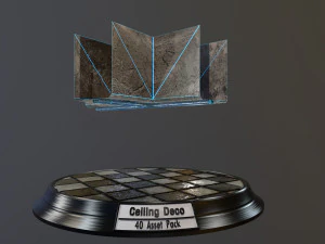 pacote de decora&ccedil;&atilde;o de teto Modelo 3D