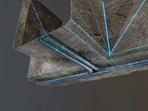 pacote de decora&ccedil;&atilde;o de teto Modelo 3D