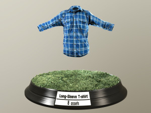 long-sleeve t-shirt 3D 模型