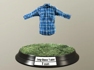 long-sleeve t-shirt 3D Model