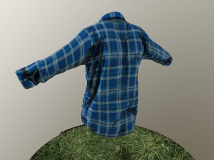 long-sleeve t-shirt 3D 模型