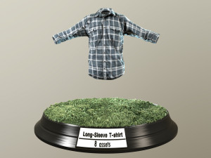 long-sleeve t-shirt 3D 模型