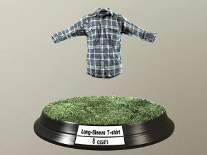 long-sleeve t-shirt 3D Model