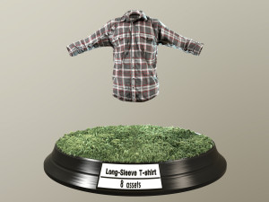 long-sleeve t-shirt 3D 模型