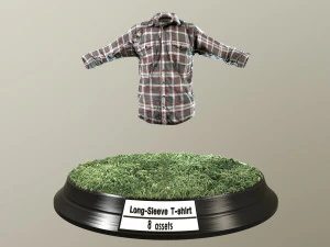 long-sleeve t-shirt 3D Model