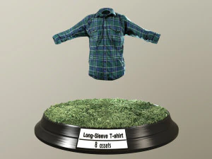 long-sleeve t-shirt 3D Model
