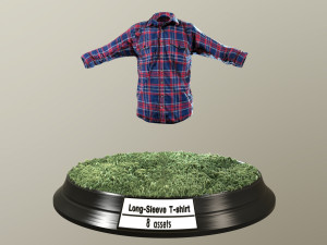 long-sleeve t-shirt 3D 模型