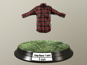 long-sleeve t-shirt 3D 模型