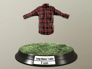 long-sleeve t-shirt 3D Model