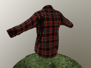 long-sleeve t-shirt 3D 模型