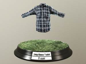 long-sleeve t-shirt 3D 模型