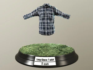 long-sleeve t-shirt 3D Model