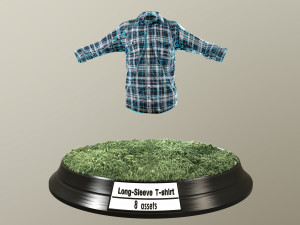 long-sleeve t-shirt 3D 模型