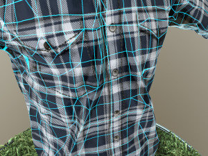 long-sleeve t-shirt 3D 模型