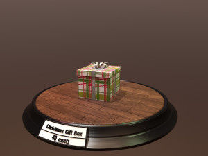 christmas gift box pack1 3D 모델