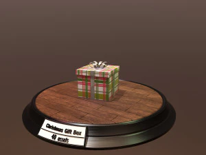 christmas gift box pack1 3D Model