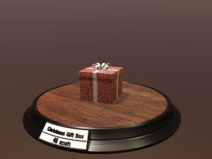 christmas gift box pack1 3D 모델