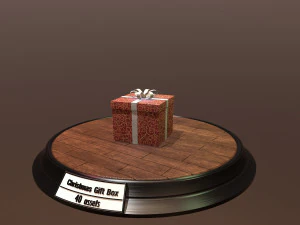 christmas gift box pack1 3D Model