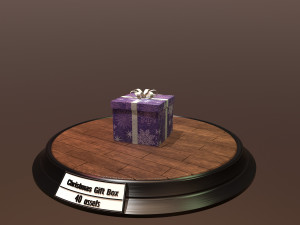 christmas gift box pack1 3D 모델