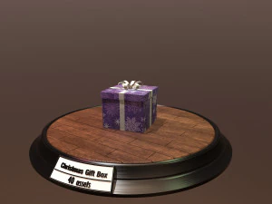 christmas gift box pack1 3D Model