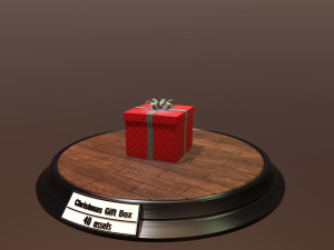 christmas gift box pack1 3D 모델