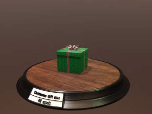 christmas gift box pack1 3D 모델