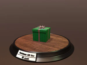 christmas gift box pack1 3D Model
