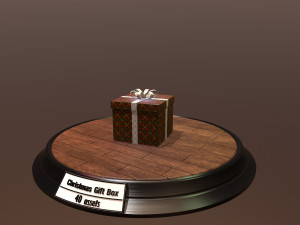 christmas gift box pack1 3D 모델