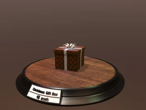christmas gift box pack1 3D Model