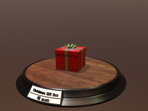 christmas gift box pack1 3D 모델