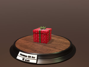 christmas gift box pack1 3D 모델
