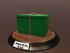 christmas gift box pack1 3D 모델