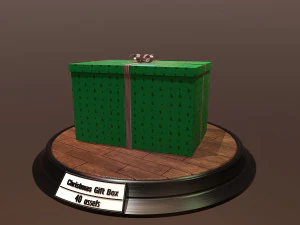 christmas gift box pack1 3D Model