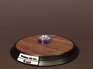 christmas gift box pack1 3D Model