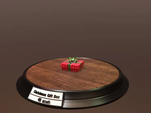 christmas gift box pack1 3D Model