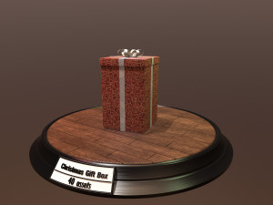 christmas gift box pack1 3D 모델