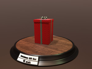 christmas gift box pack1 3D 모델
