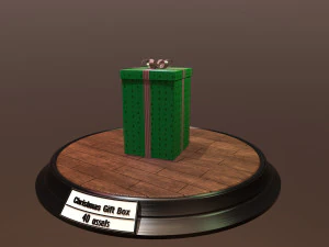 christmas gift box pack1 3D Model