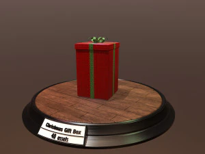 christmas gift box pack1 3D Model